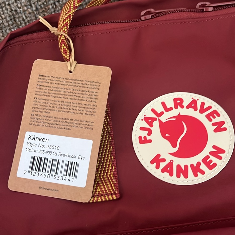Fjallraven Kånken Backpack - Ox Red - Picture 5 of 6